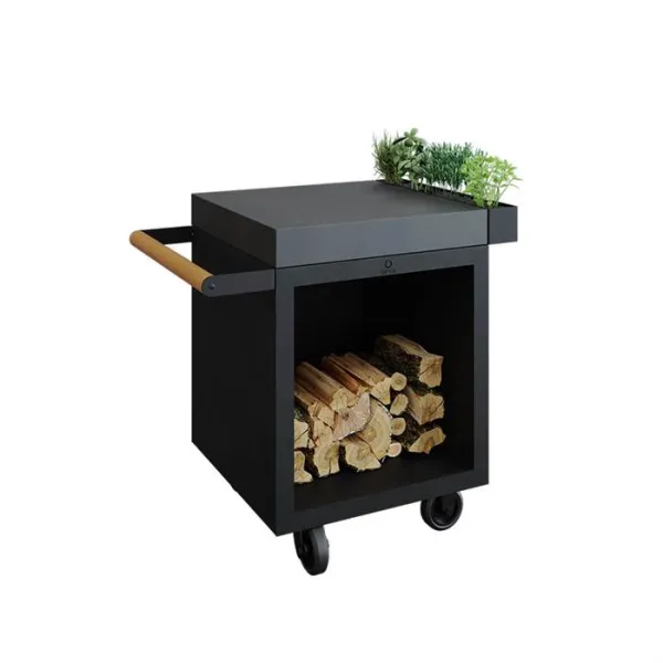 OFYR Mise en Place Table Black Pro 65 Ceramic Dark Grey