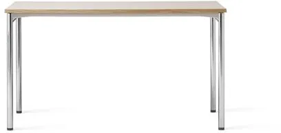 Audo Co Matbord 140x70 Krom/Laminat Creme